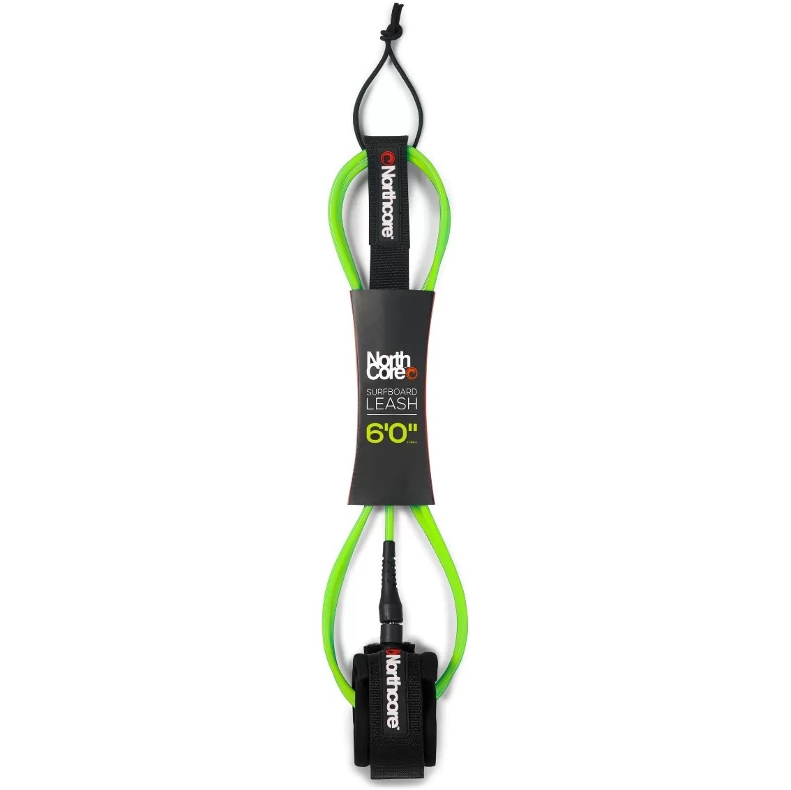 2026 Northcore 6FT Surfboard Leash NOCO54G - Green